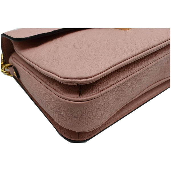 LOUIS VUITTON Metis Pochette Empreinte Leather Crossbody Bag Rose Poudre