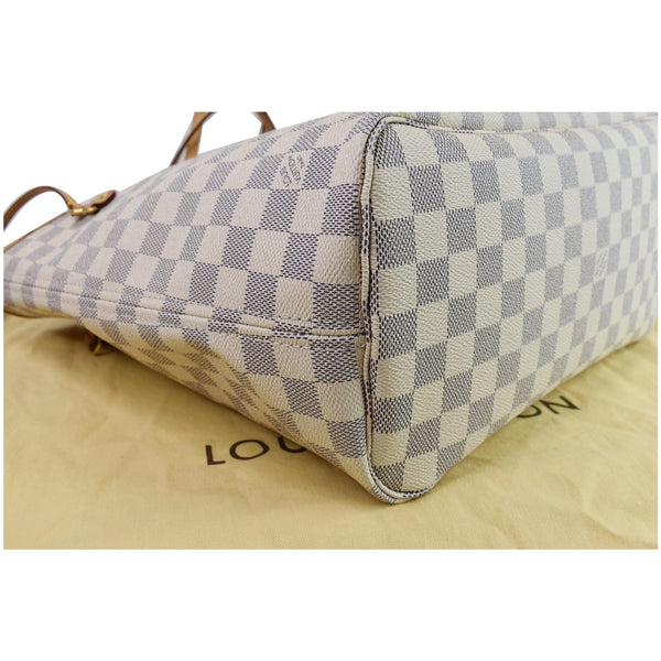 Louis Vuitton Neverfull MM Damier Azur Shoulder Bag for women