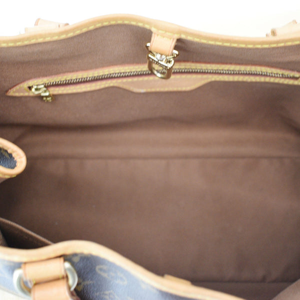 LOUIS VUITTON Batignolles Horizontal Monogram Canvas Shoulder Bag Brown