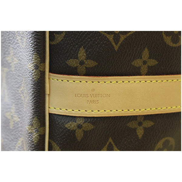 Louis Vuitton Keepall 60 Bandouliere Canvas Travel Bag brown 