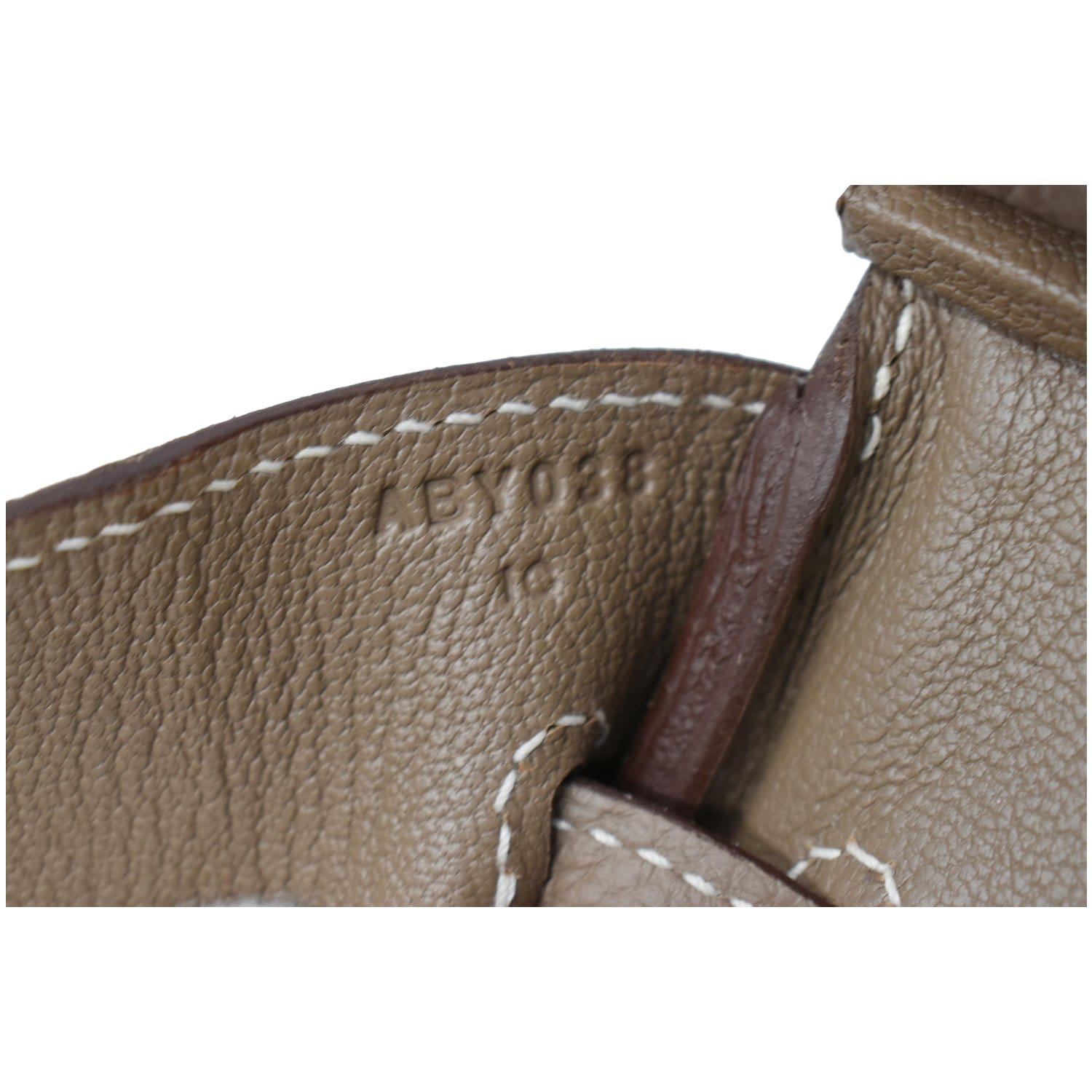 Hermès HERMES BIRKIN 25 TOGO ETOUPE Beige Grey Leather ref.569989