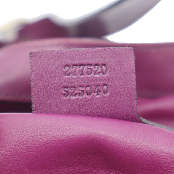 Gucci Jackie Medium Python Shoulder Bag Purple  - DDH