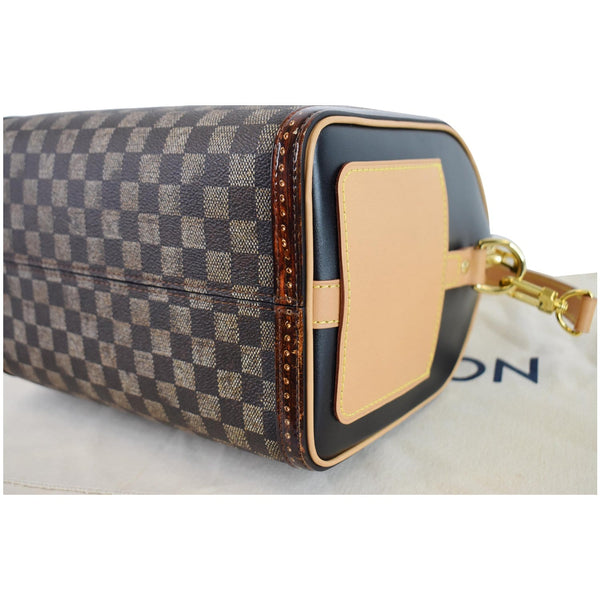 LOUIS VUITTON Time Trunk Speedy 30 Bandouliere Damier Shoulder Bag Black