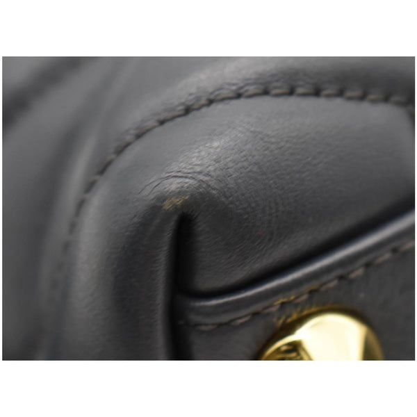 YVES SAINT LAURENT Medium Loulou Matelasse Leather Chain Shoulder Bag Dark Smog