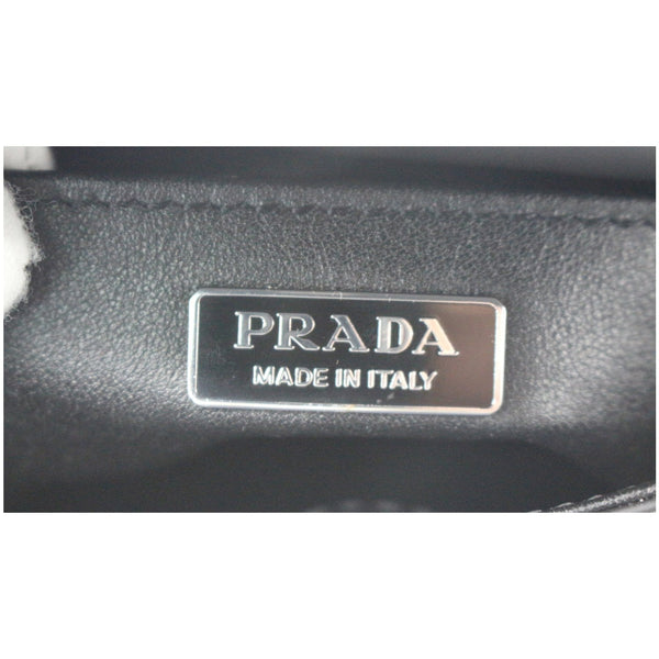 PRADA Cleo Brushed Leather Shoulder Bag Black