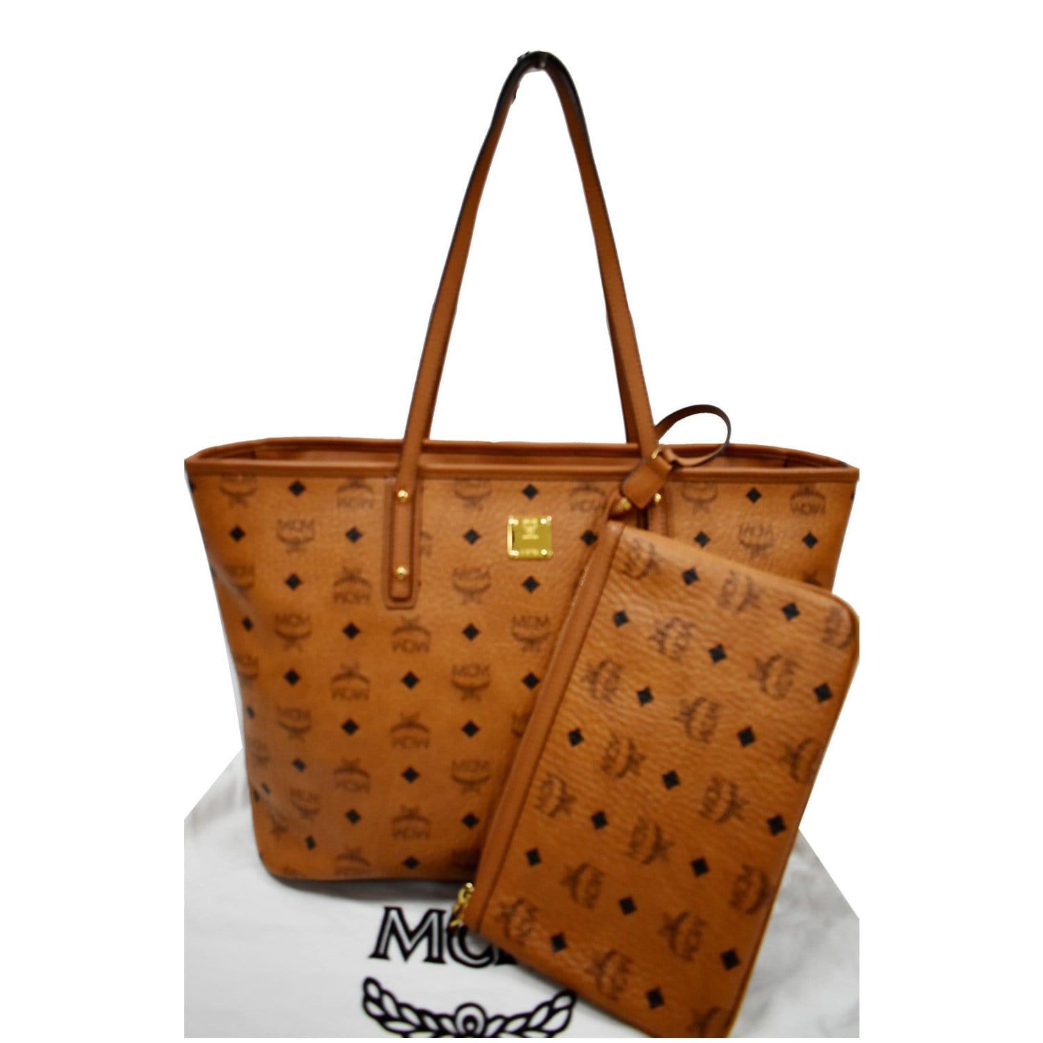 Mcm tote with zipper Clearance