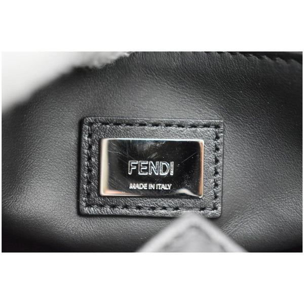 Fendi Petite 2Jours Whipstitch Leather Tote Shoulder Bag