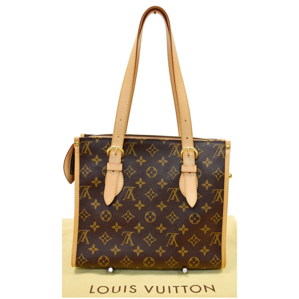 LOUIS VUITTON Popincourt Haut Monogram Canvas Shoulder Bag Brown