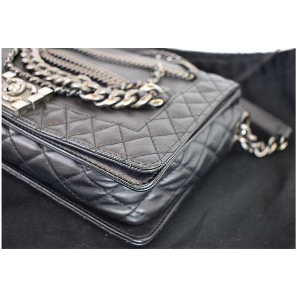 Chanel Boy Enchained Medium Calfskin Leather Flap Bag for sale