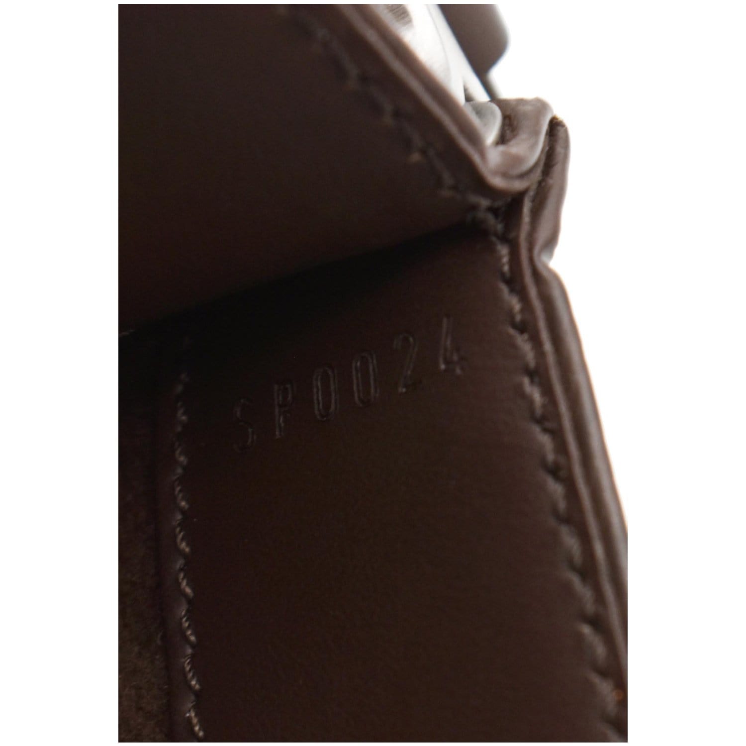 Louis Vuitton Black Epi Leather Demi Lune Pochette Bag