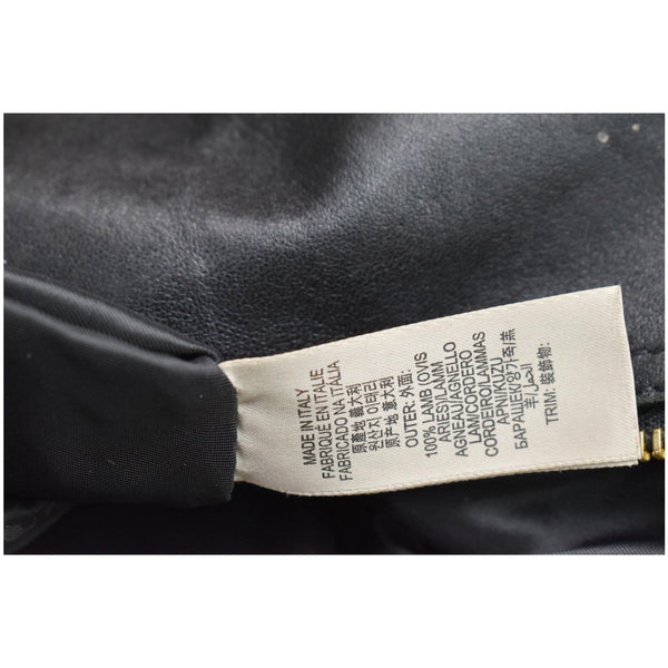 BURBERRY Studded Leather Satchel Bag Black