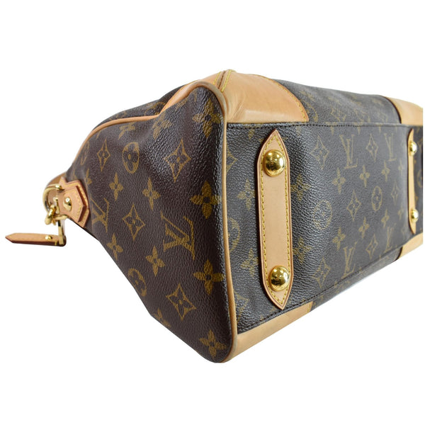 Lv Monogram Canvas Retiro PM bag bottom studs