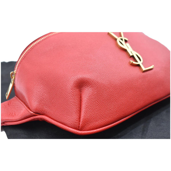 Yves Saint Laurent Classic Monogram Leather Belt Bag - Red