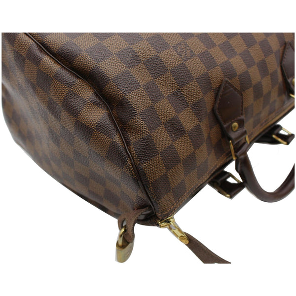Louis Vuitton Speedy 35 Damier Ebene Satchel Bag For Sale