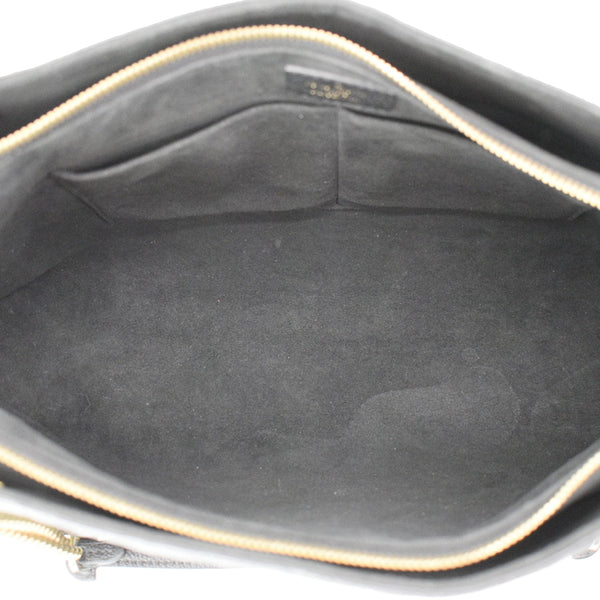 LOUIS VUITTON Surene MM Empreinte Leather Shoulder Bag Black