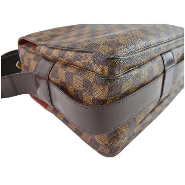 Louis Vuitton Naviglio Damier Ebene Messenger Bag seams