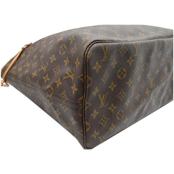 LOUIS VUITTON Neverfull GM Monogram Canvas Tote Bag Brown