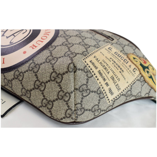 GUCCI Courrier GG Supreme Canvas Belt Waist Bum Bag Beige 529711