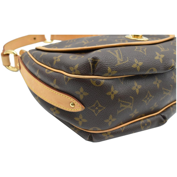 LOUIS VUITTON Tulum PM Monogram Canvas Shoulder Bag Brown