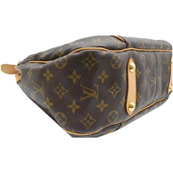 LOUIS VUITTON Galliera PM Monogram Canvas Hobo Shoulder Bag Brown