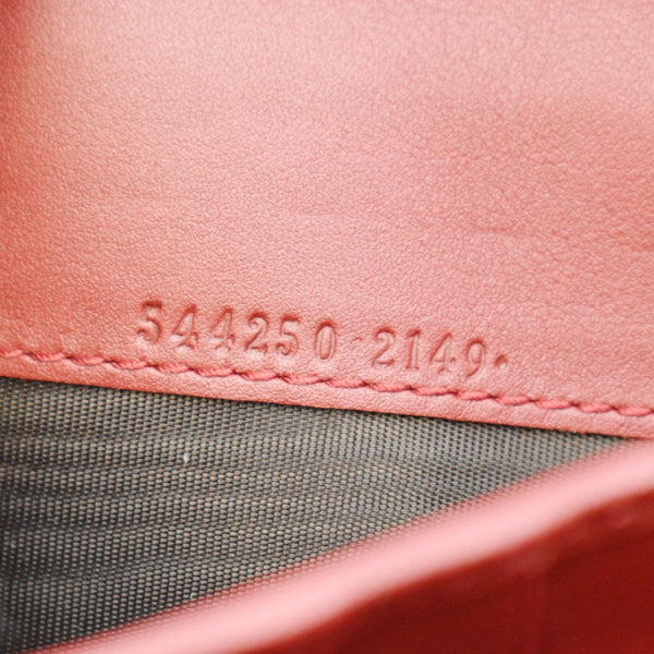 GUCCI Microguccissima GG Leather Double Zip Large Wallet Red 544250