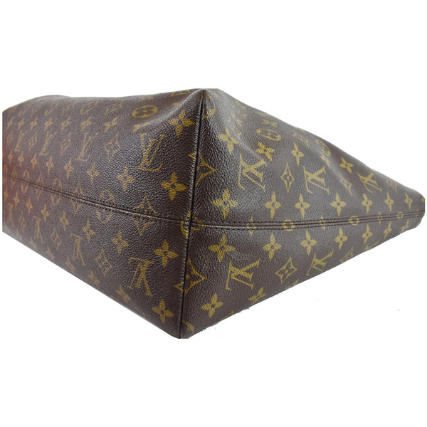 LOUIS VUITTON Raspail MM Monogram Canvas Shoulder Bag Brown