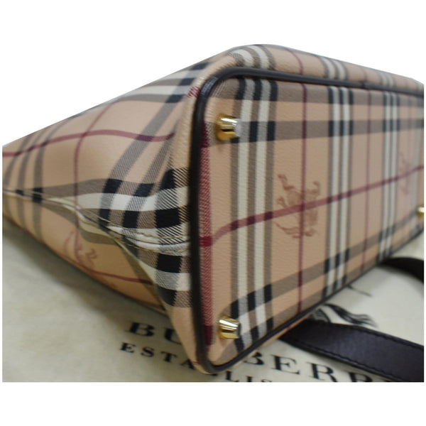 BURBERRY Haymarket Check Tote Bag Multicolor