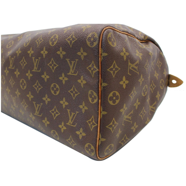 Louis Vuitton Monogram Canvas Satchel Bag Back View