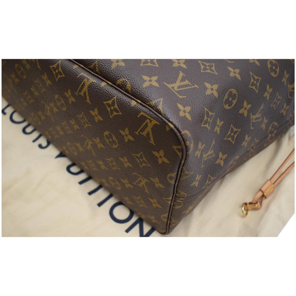 LOUIS VUITTON Neverfull GM Monogram Canvas Tote Shoulder Bag Fuchsia