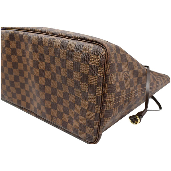 LOUIS VUITTON Neverfull GM Damier Ebene Tote Bag Brown
