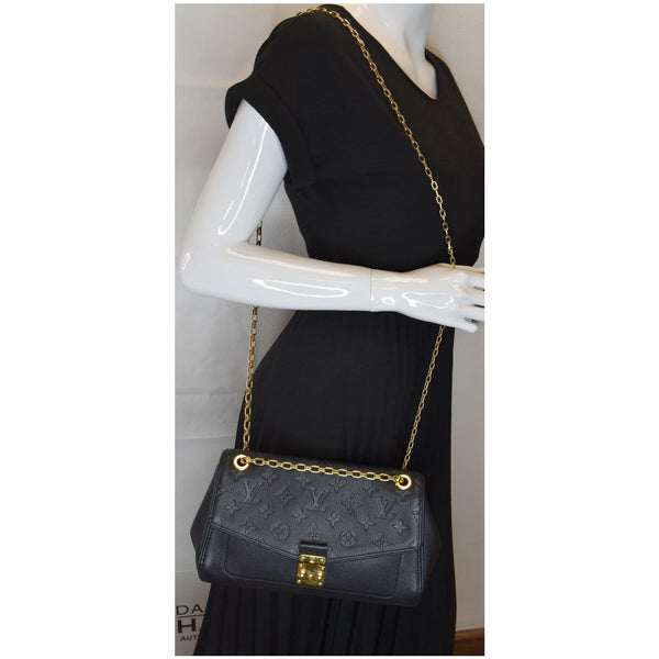 Louis Vuitton St Germain MM Shoulder Bag Black