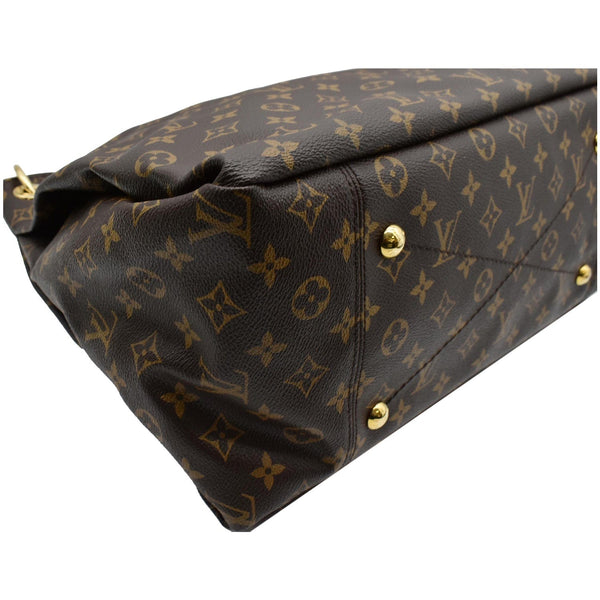 LOUIS VUITTON Artsy MM Monogram Canvas Hobo Bag Brown