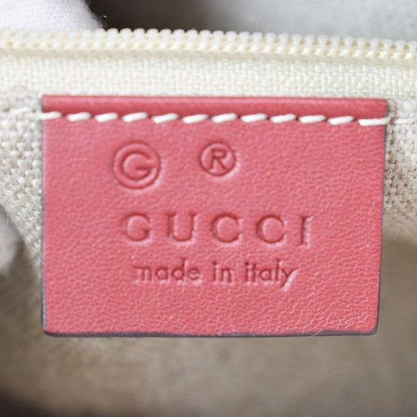 Gucci Microguccissima Small Leather Crossbody Bag Navy Red