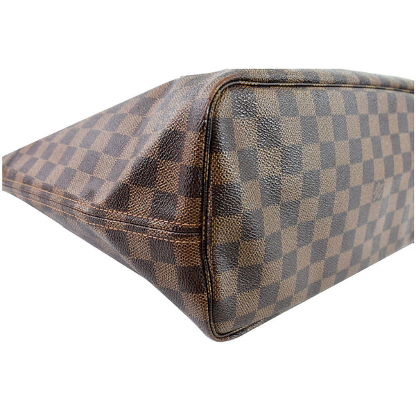 Louis Vuitton Neverfull MM Damier Ebene Shoulder Bag brown