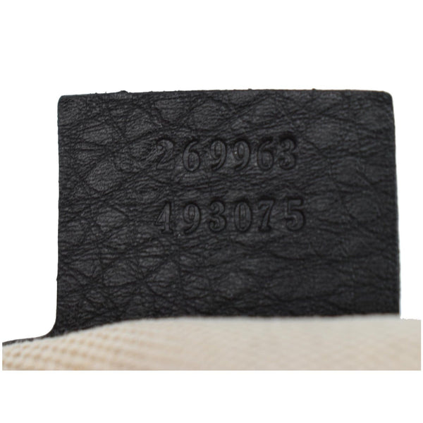 Gucci Ride Medium Pebbled Leather Top Handle Shoulder Bag code