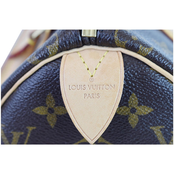 Louis Vuitton Speedy 25 Monogram Canvas Shoulder Bag - PARIS