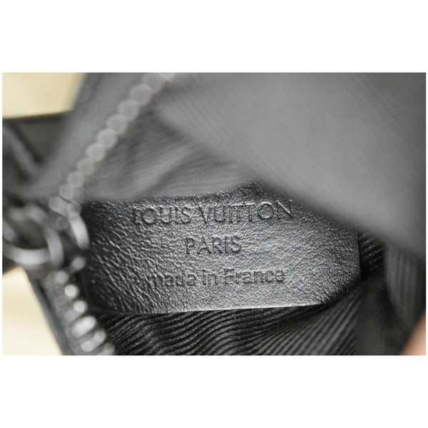 LOUIS VUITTON Duo Messenger Shadow Leather Crossbody Bag Black