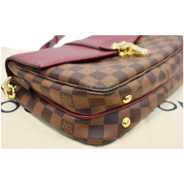 LOUIS VUITTON Clapton Damier Ebene Crossbody Bag Raisin