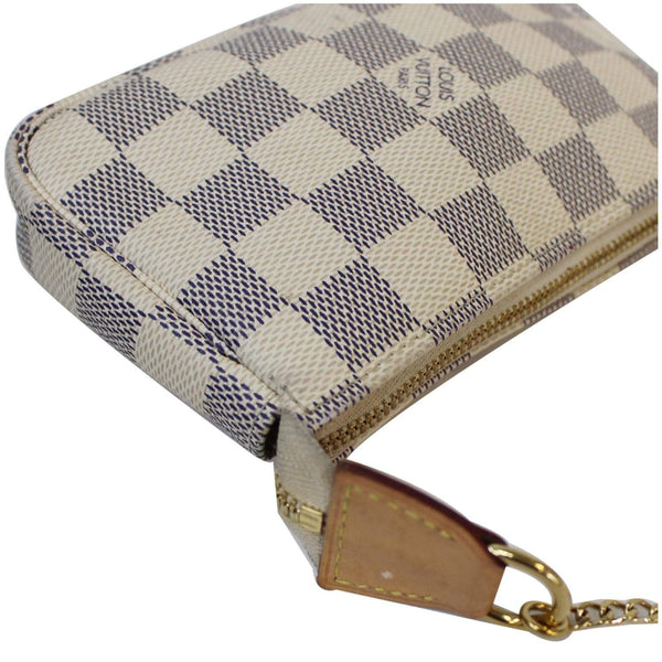 LOUIS VUITTON Damier Azur Mini Pochette Accessories Pouch