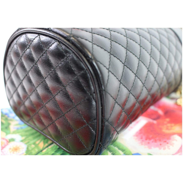 Gucci Trapuntta Calfskin Leather Belt Crossbody Bag bottle shaped