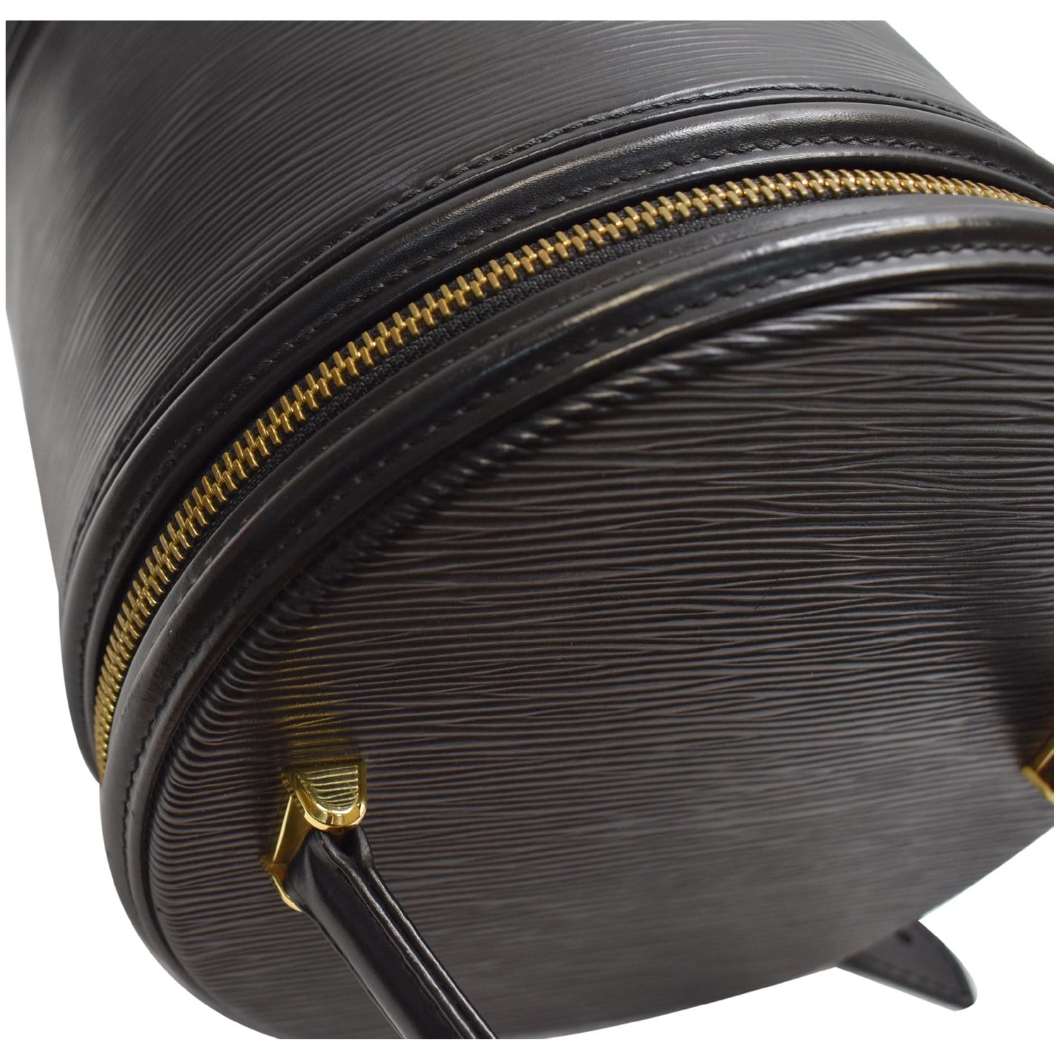 Louis Vuitton Black Epi Cannes Vanity Case Leather ref.188012