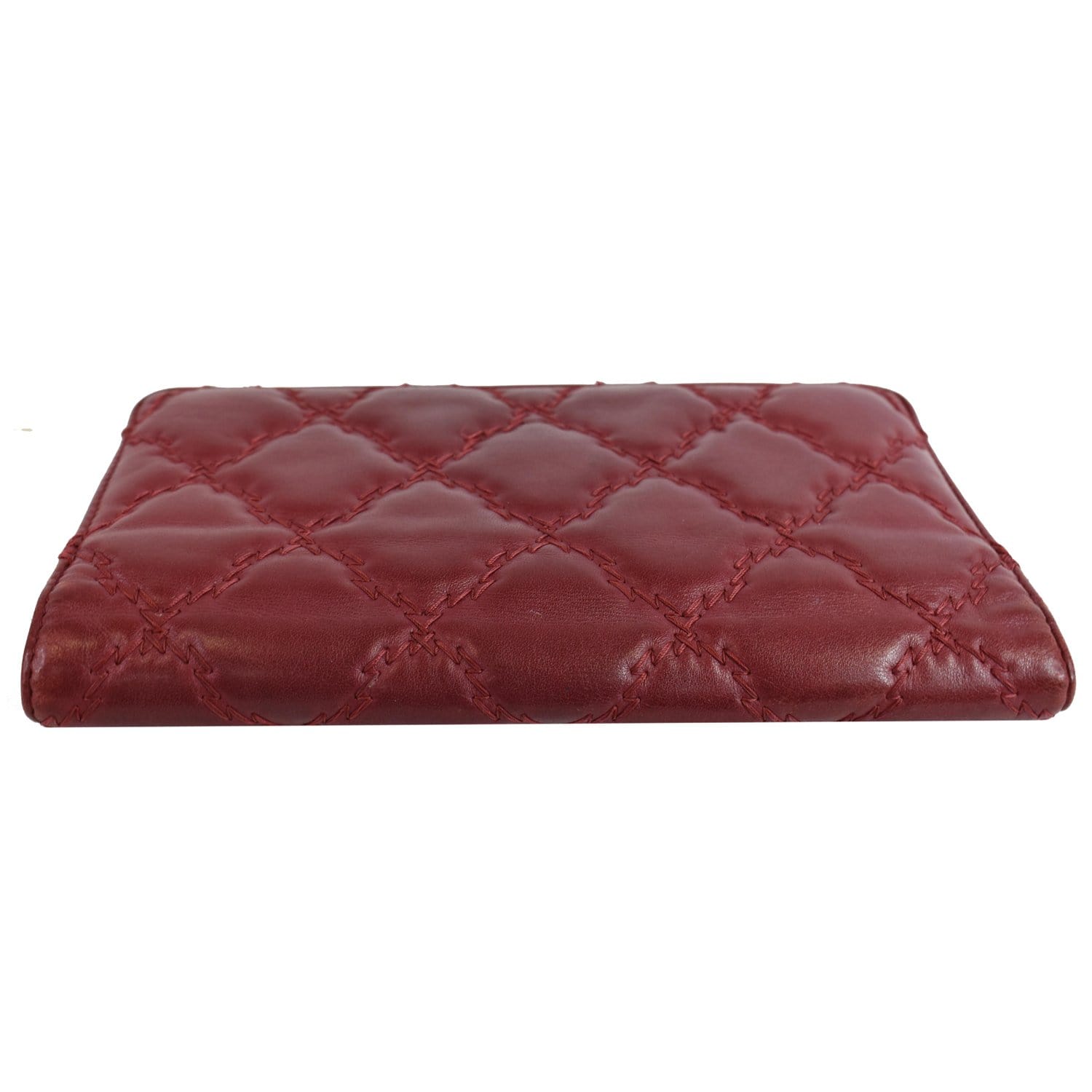 vintage chanel red wallet