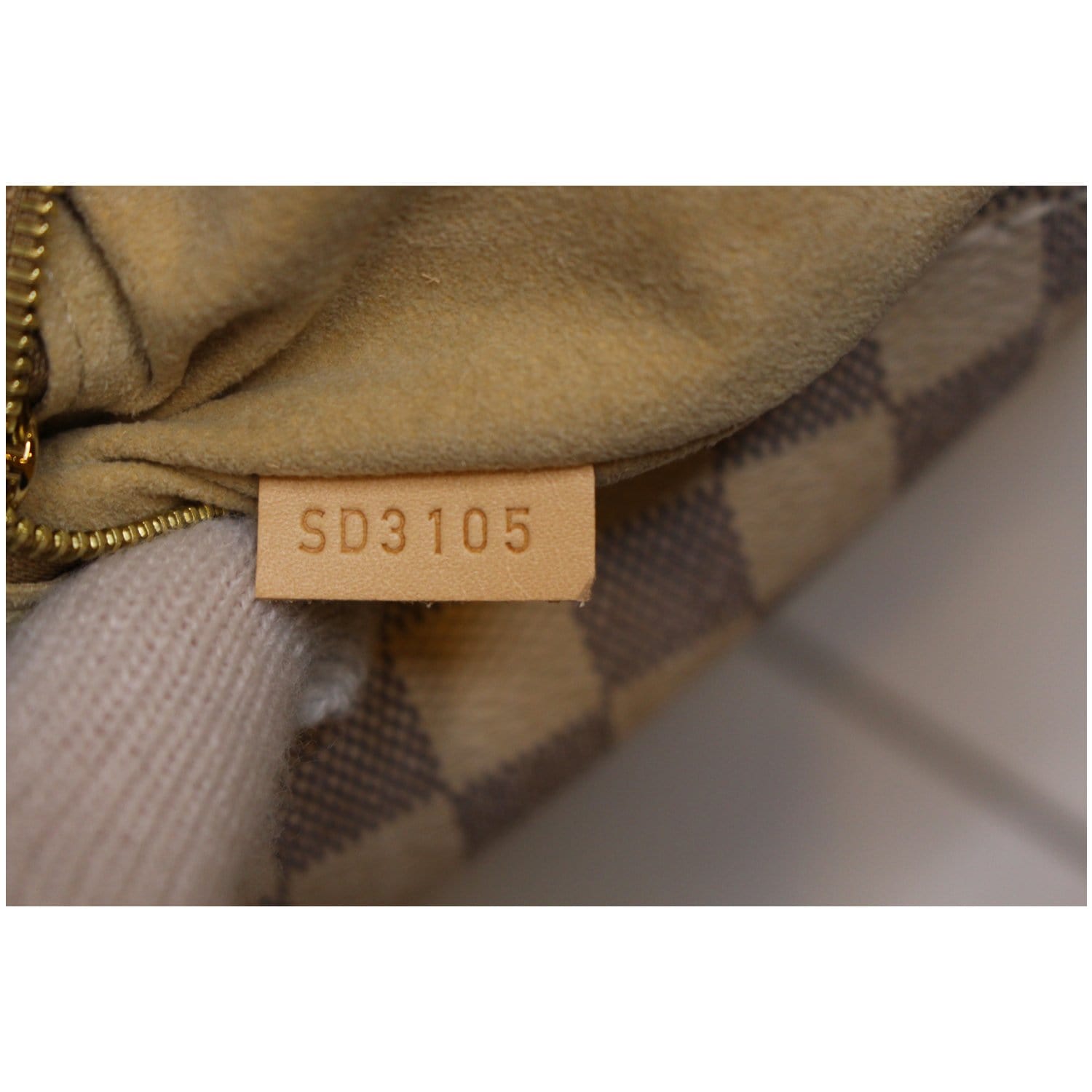 Louis Vuitton Artsy MM Damier Azur Beige ref.363057 - Joli Closet
