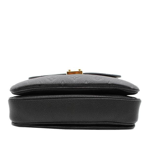 LOUIS VUITTON Metis Pochette Empreinte Leather Shoulder Bag Black