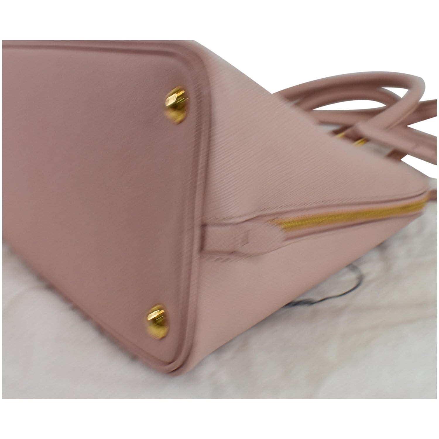Prada Pink Saffiano Leather Small Promenade Bag BL0838 - Yoogi's
