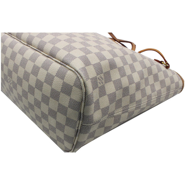 Louis Vuitton Neverfull MM Damier Azur Tote Shoulder Bag