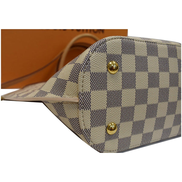 LOUIS VUITTON Girolata Damier Azur Shoulder Bag White