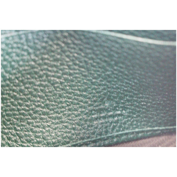 Gucci Zumi Grainy Leather Continental Wallet Dark Green - cheap prices