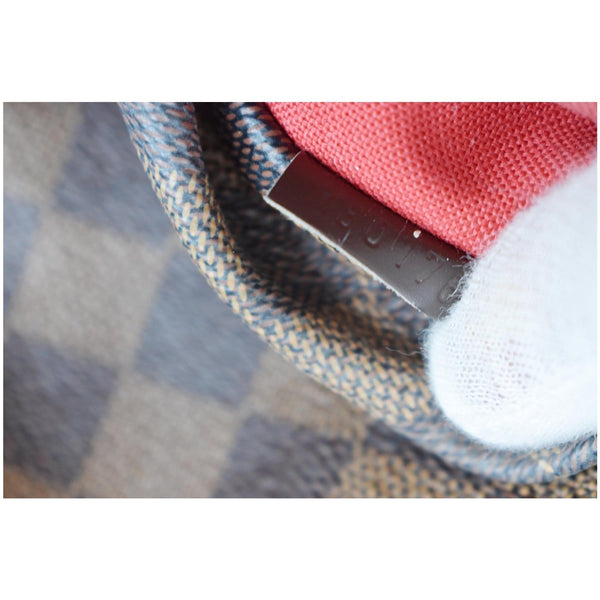 LOUIS VUITTON Totally MM Damier Ebene Shoulder Bag Brown