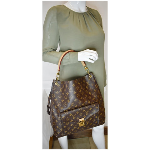 Louis Vuitton Metis Hobo Monogram Canvas Shoulder Bag - elbow handbag